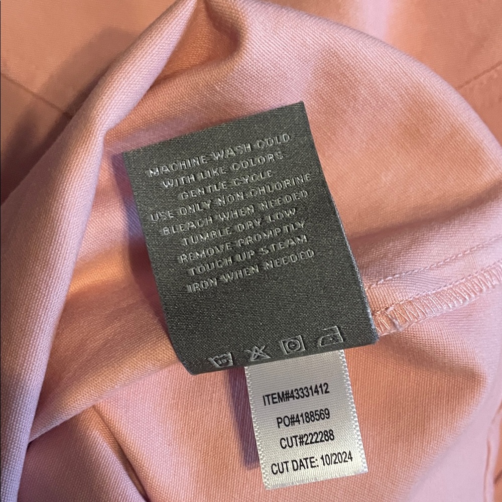 Torrid Light Pink Peplum Button-Up jacket - Picture 7 of 8